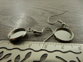 Korvakorukoukku 12mm kapussille, rst, 1pari