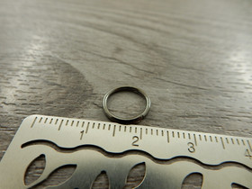 Välirengas, 10x1mm, avattava, gunmetal, 20kpl