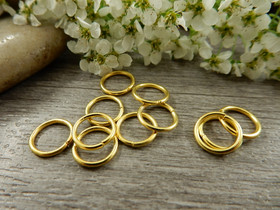 Välirengas, 8x0.7mm, avattava, kulta, 50kpl