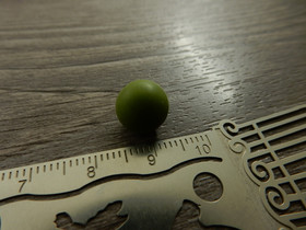 Silikonihelmi, 9mm, maastonvihreä, 1kpl