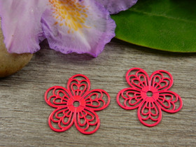 Kukkariipus, 18mm, pinkki, 1kpl