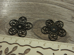 Kukkariipus, 18mm, musta, 1kpl