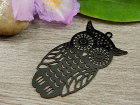 Pöllöriipus, 46x25m, musta, 1kpl