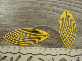 Pisarariipus, 40x16mm, keltainen, 1kpl