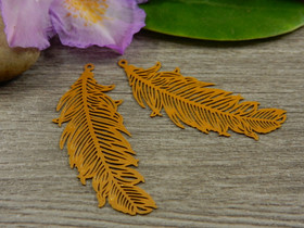 Sulkariipus, 40x14mm, okra, 1kpl