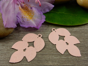 Lehtiriipus, 31x19mm, vaaleanpunainen, 1kpl