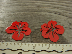 Kukkariipus, 19x20mm, punainen, 1kpl