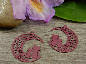 Kuukissariipus, 22x24mm, purppura, 1kpl