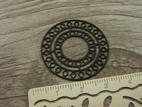 Ympyräriipus, 30mm, musta, 1kpl