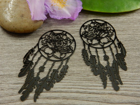 Unisieppaririipus lotus, 48x25mm, musta, 1kpl