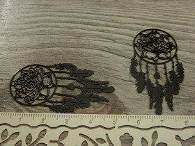 Unisieppaririipus lotus, 48x25mm, musta, 1kpl