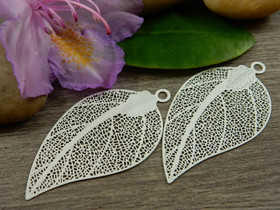 Lehtiriipus, 52x28mm, valkoinen, 1kpl 