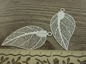 Lehtiriipus, 52x28mm, valkoinen, 1kpl 