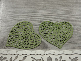 Lehtiriipus, 40x42mm, maastonvihreä, 1kpl