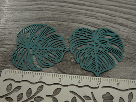 Lehtiriipus, 32x32mm, tummanvihreä, 1kpl