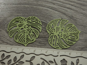 Lehtiriipus, 32x32mm, vaaleanvihreä, 1kpl