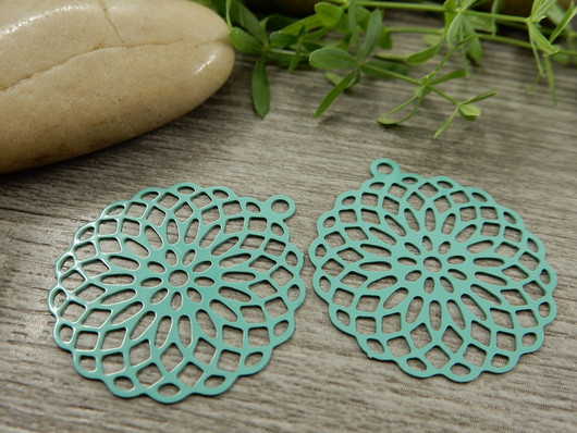 Kukkariipus, 28x30mm, vihreä, 1kpl