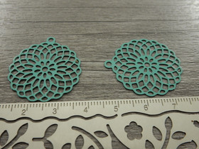 Kukkariipus, 28x30mm, vihreä, 1kpl