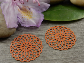 Kukkariipus, 25mm, oranssi, 1kpl