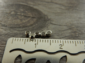 Puristushelmi 2.5mm, kirkashopea, 50kpl