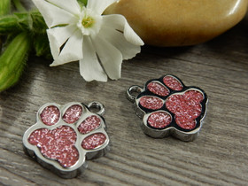 Tassuriipus, 18x16mm, vaaleapinkki, 1kpl