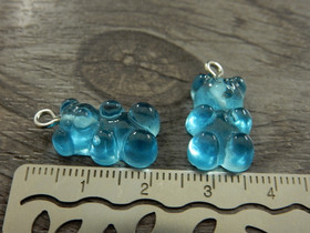 Nalleriipus, 21x11mm, turkoosi, 1kpl