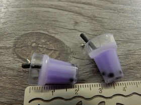 Kuplateeriipus, 27x14mm, liila, 1kpl