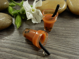 Kuplateeriipus, 27x14mm, ruskea, 1kpl