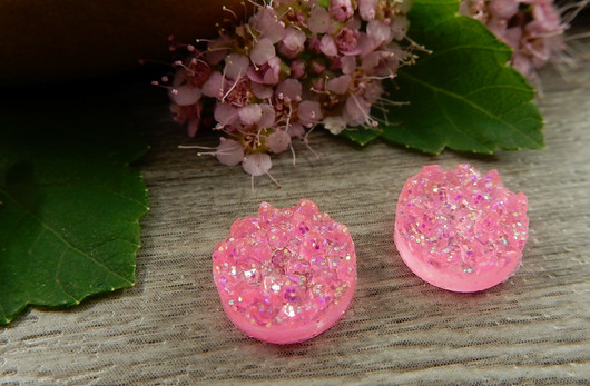 Kapussi rösöpinta, 10mm, pinkki, 1kpl