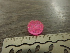 Kapussi rösöpinta, 12mm, pinkki, 1kpl