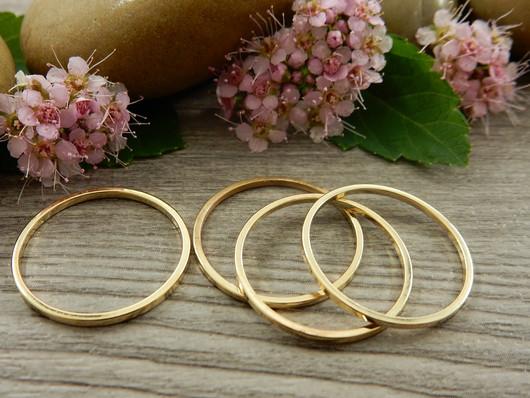 Linkki ympyrä, 20x0.8x0.8mm, umpi, kulta, 1kpl