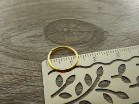 Välirengas, 12x1.2mm, avattava, kulta, 20kpl