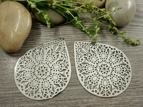 Pisarariipus, 48x39mm, kromi, 1kpl