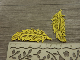 Sulkariipus, 40x14mm, keltainen, 1kpl