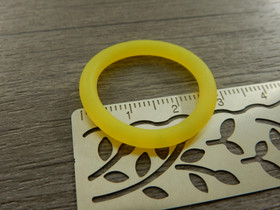Silikonirengas, 29mm, keltainen, 1kpl