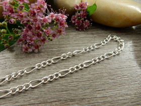 Figaroketju, 5.3x2.6x0.6mm, kirkashopea, 1m
