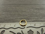Välirengas, 7x1mm, avattava, 24K/vaaleakulta/rst, 10kpl