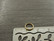 Välirengas, 8x0.8mm, 18K/vaaleakulta/rst, 10kpl