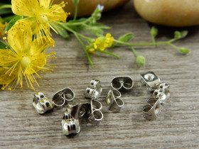 Korvakorun tausta, 5x3.5mm, rst, 10kpl