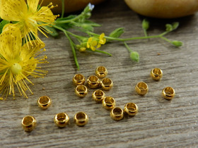 Puristushelmi 2.8mm, kulta 50kpl