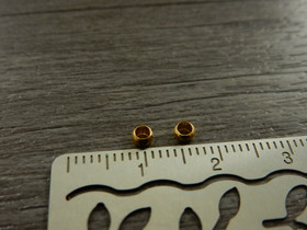 Puristushelmi 2.8mm, kulta 50kpl