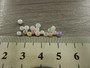 Lasihelmi helmiäinen, 3mm, mixsetti, n.250kpl 