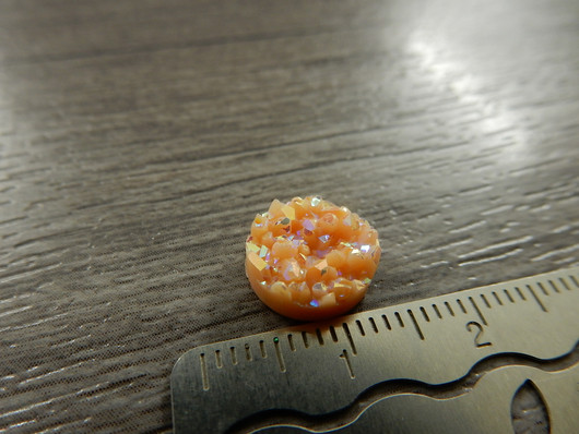 Kapussi rösöpinta, 10mm, persikka, 1kpl