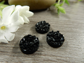 Kapussi rösöpinta, 10mm, musta, 1kpl