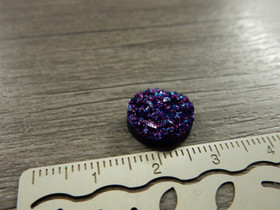 Kapussi rösöpinta, 12mm, moniväriliila, 1kpl