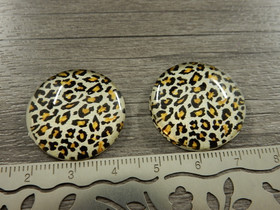 Kapussi kuvio, 25mm, ruskea , 1kpl