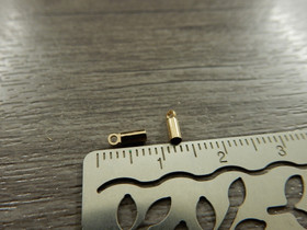 Nauhanpää, 6x2mm, vaaleakulta, 20kpl