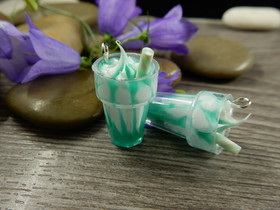 Jäätelöriipus, 26x13mm, minttu, 1kpl