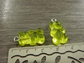 Nalleriipus, 21x11mm, vaaleanvihreä, 1kpl