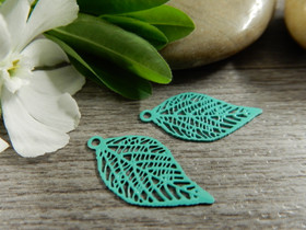 Lehtiriipus, 19x9mm, vihreä, 1kpl